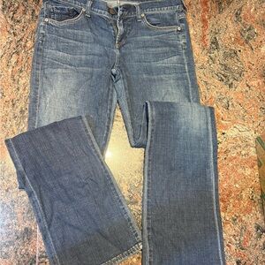 Citizens Of Humanity Straight Leg Blue Jeans